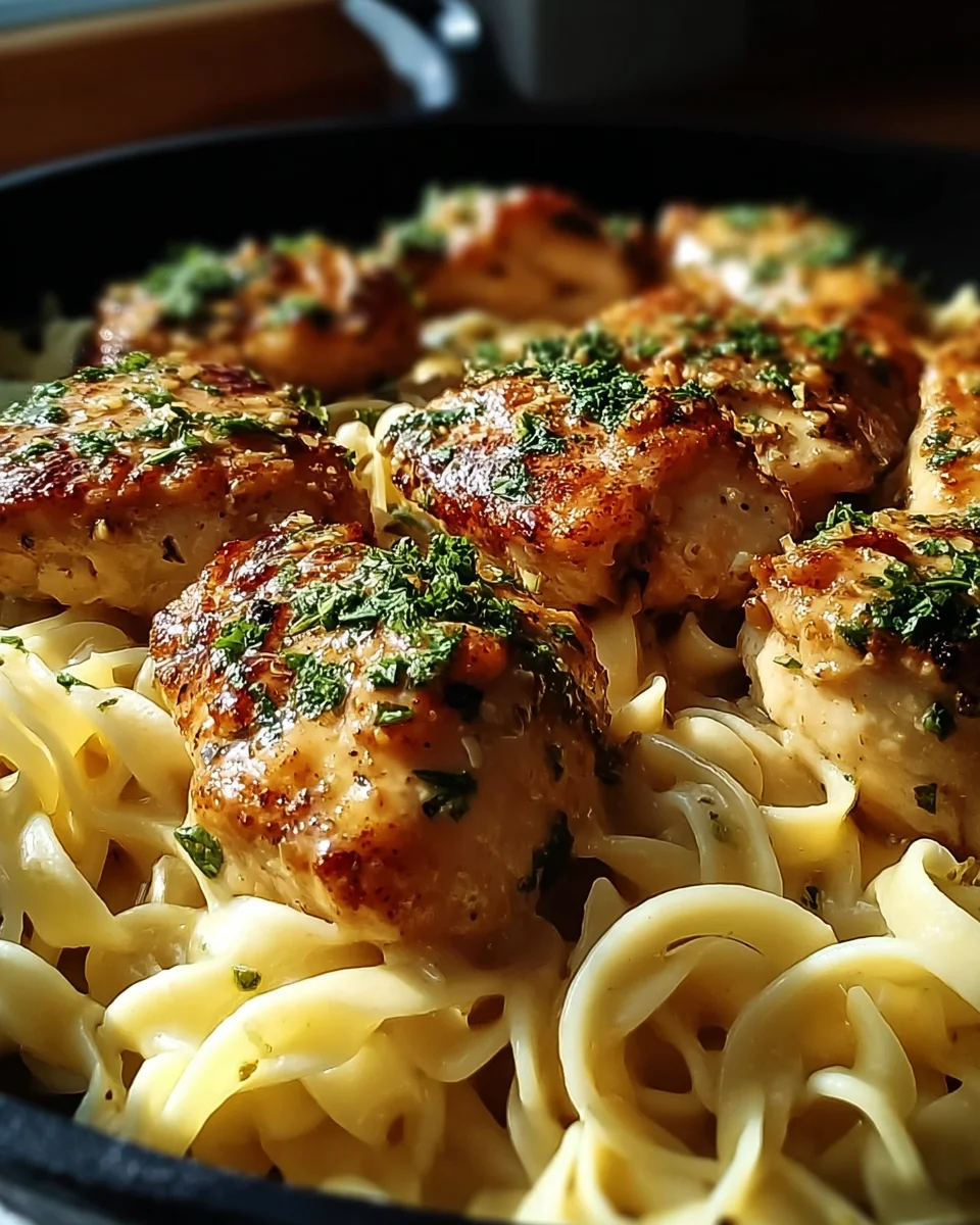 One-Pan Chicken with Buttered Noodles