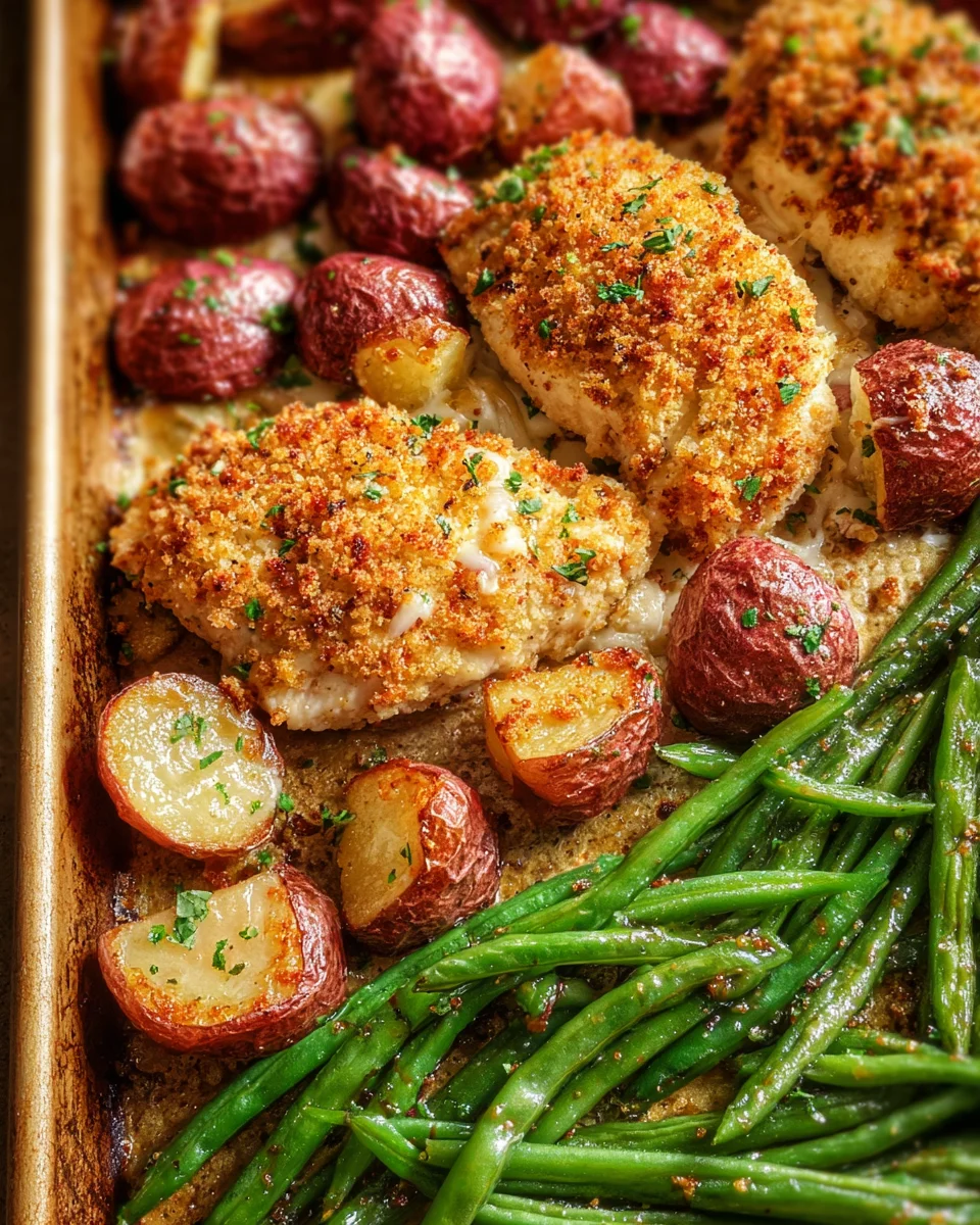 Parmesan Crusted Chicken Sheet Pan Dinner 19 Parmesan