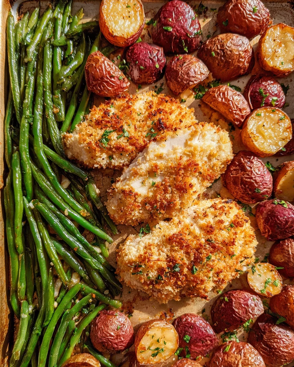 Parmesan Crusted Chicken Sheet Pan Dinner 20 Parmesan