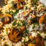 Risotto Mushrooms Italian Dish