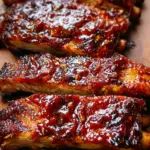 Sticky Oven Barbecue Ribs