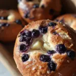 Three Ingredient Blueberry Bagels (High Protein, Low Carb)