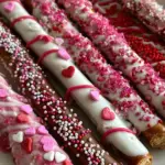 Valentine's Day Chocolate Covered Pretzels Recipe