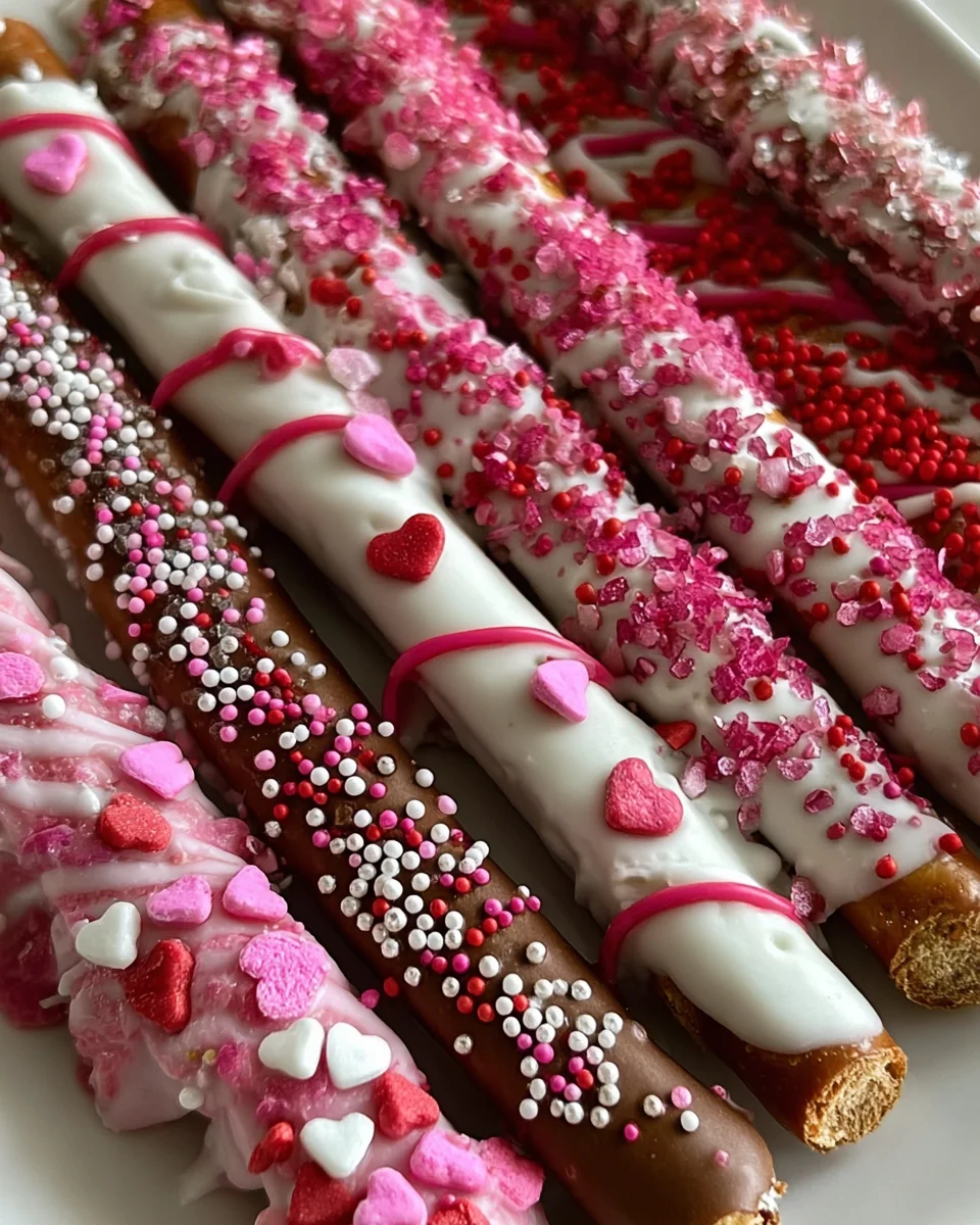 Valentine's Day Chocolate Covered Pretzels Recipe 20 Valentine's Day Chocolate Covered Pretzels Recipe