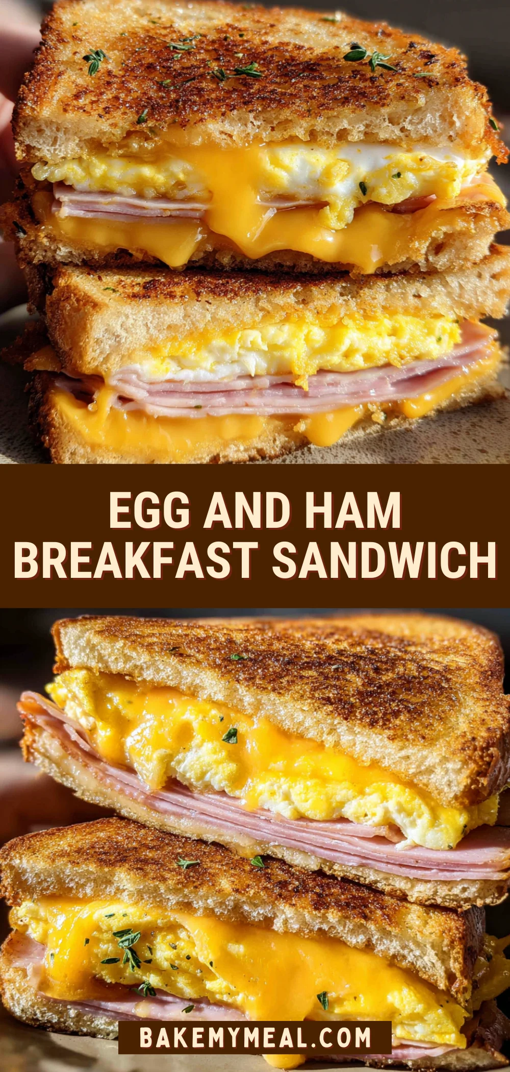 Egg and Ham Breakfast Sandwich 22 Pinterest Hidden Image
