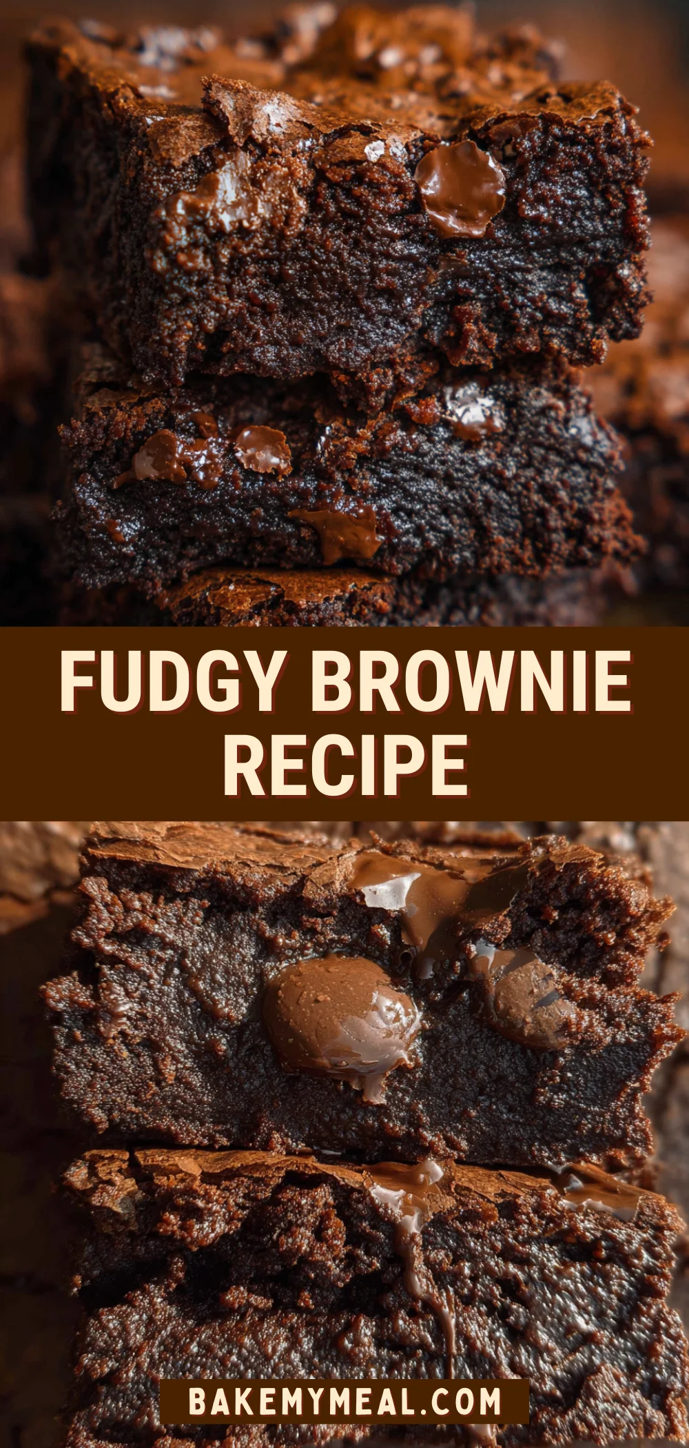 Fudgy Brownie Recipe 23 Pinterest Hidden Image