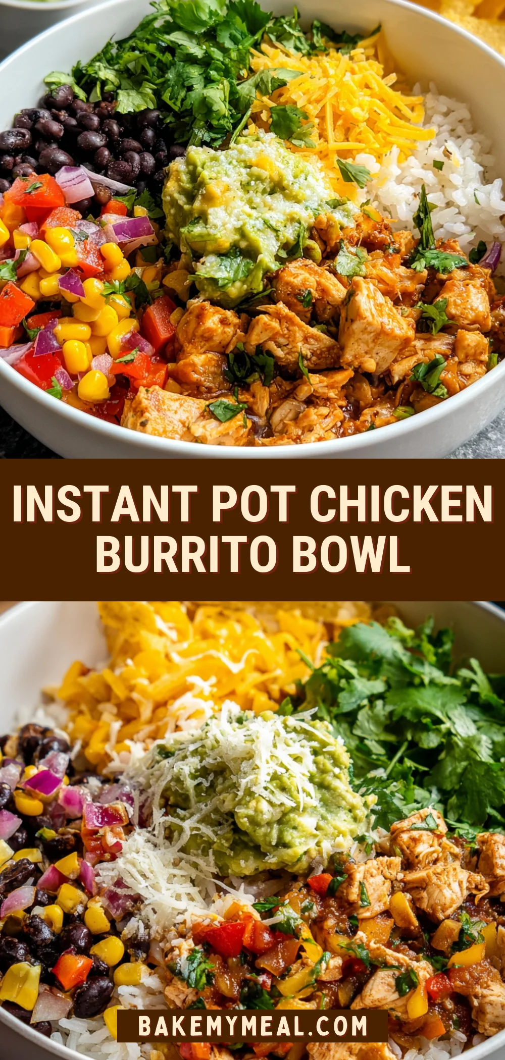 Instant Pot Chicken Burrito Bowl 17 Pinterest Hidden Image