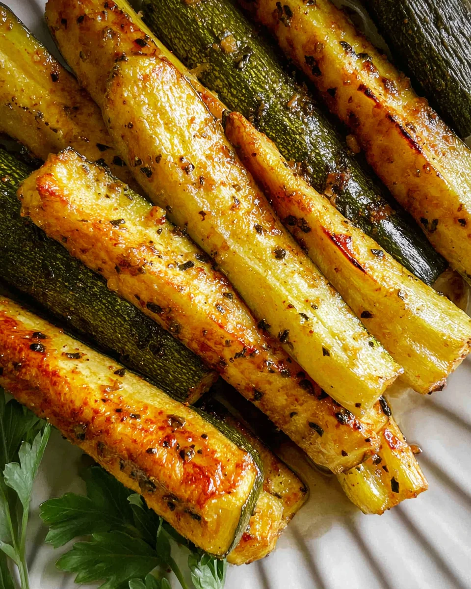 20 Minute Roasted Zucchini