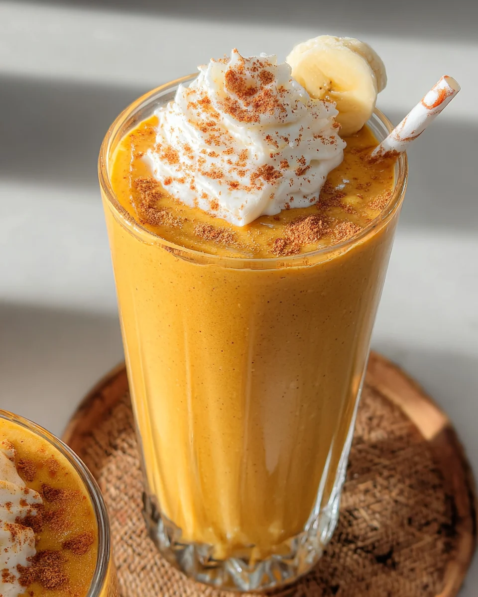 Breakfast Pumpkin Pie Smoothie