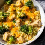 Cheesy Broccoli Chicken and Rice Casserole