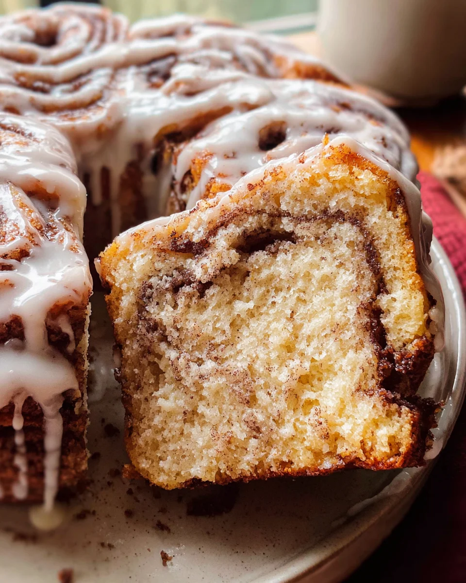 Cinnamon Roll Cake