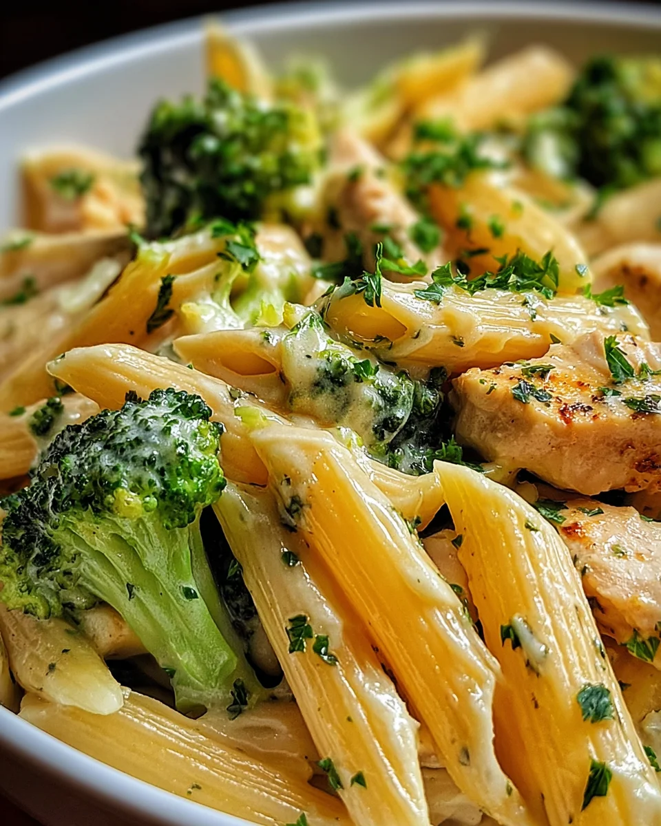 Creamy Broccoli and Chicken Penne
