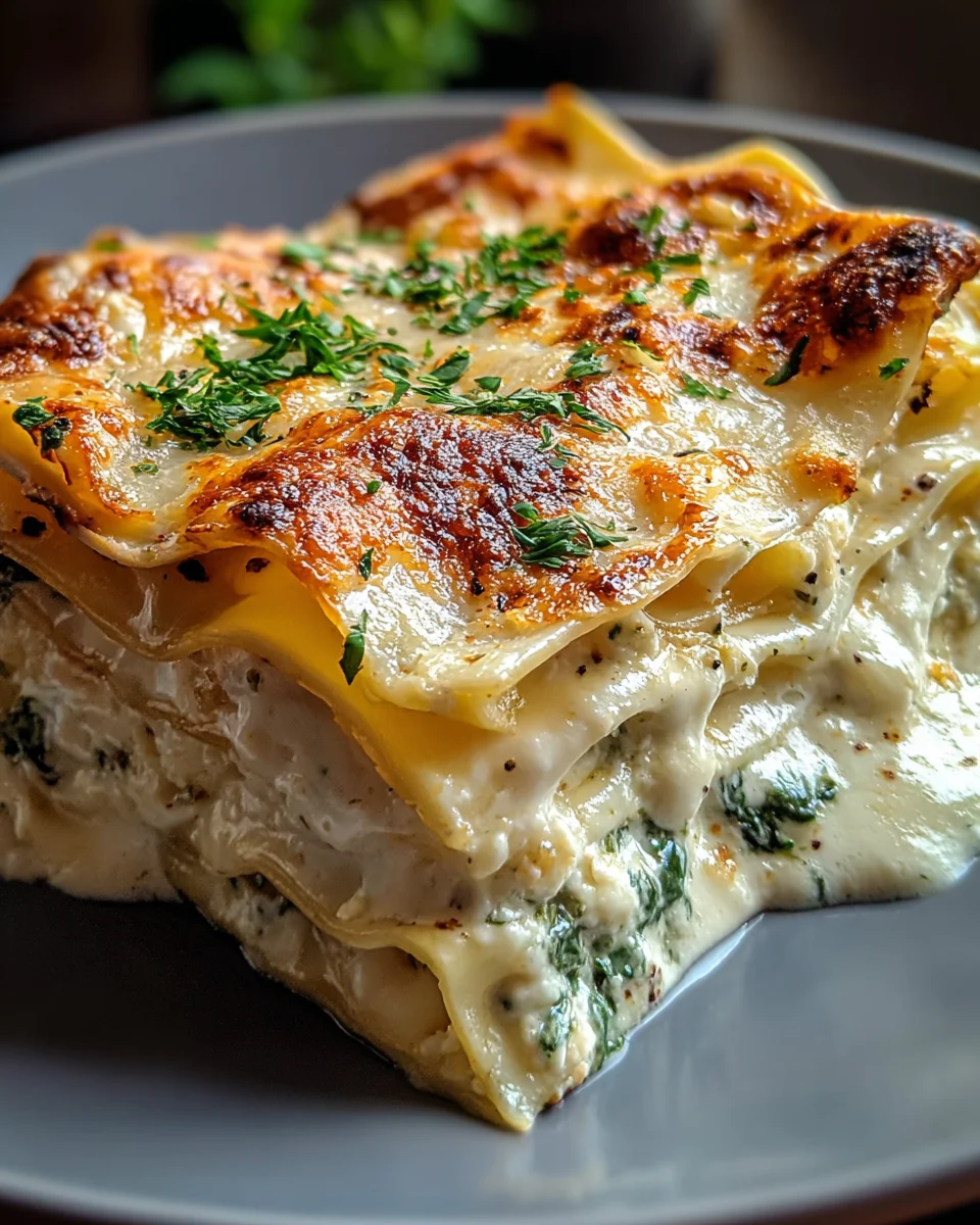 Creamy White Lasagna Delight 18 Creamy