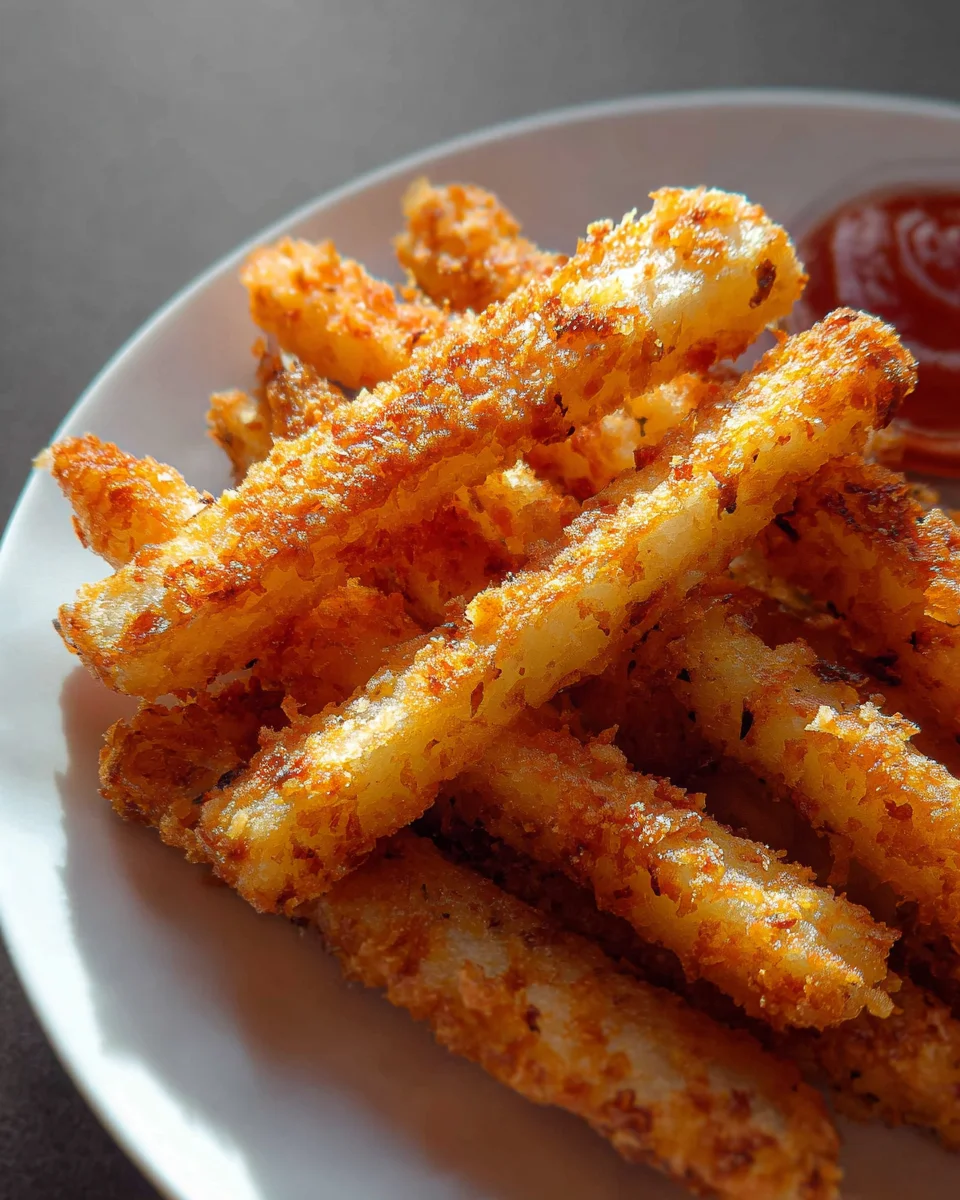 Crispy Mashed Potato Fries Recipe