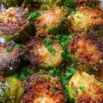 Crispy Parmesan-Crusted Roasted Brussels Sprouts