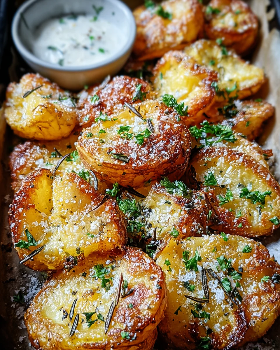 Crispy Smashed Potatoes