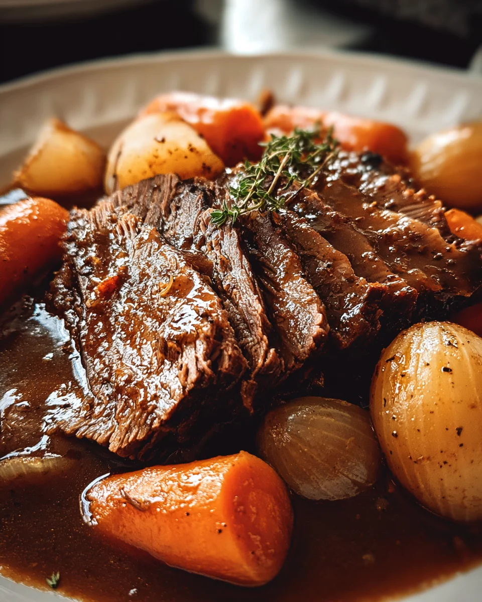 Crockpot Pot Roast with Gravy