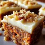 Decadent Carrot Cake Bars with Cream Cheese Frosting