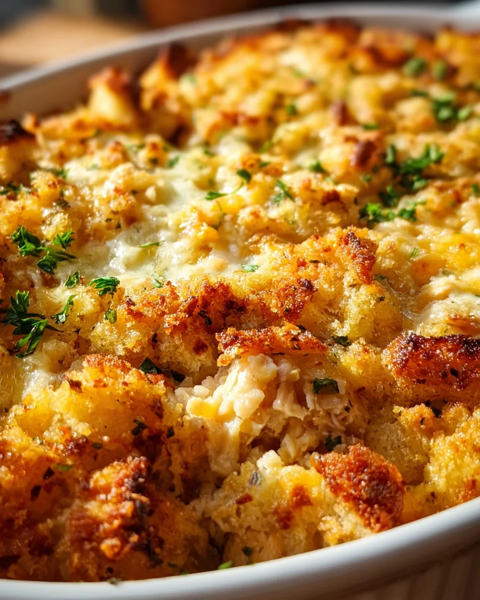 Dolly's Chicken and Stuffing Casserole