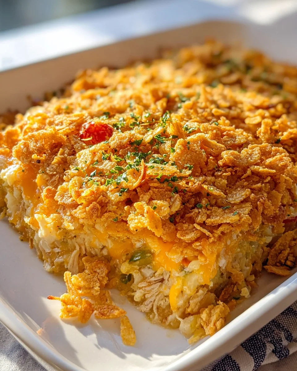Easy Chicken Hashbrown Casserole Recipe