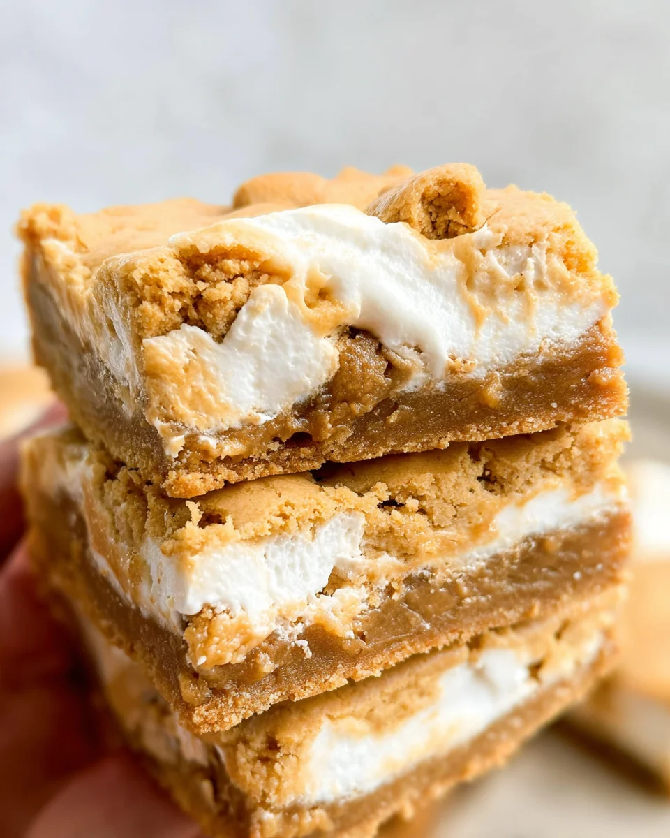 Fluffernutter Bars