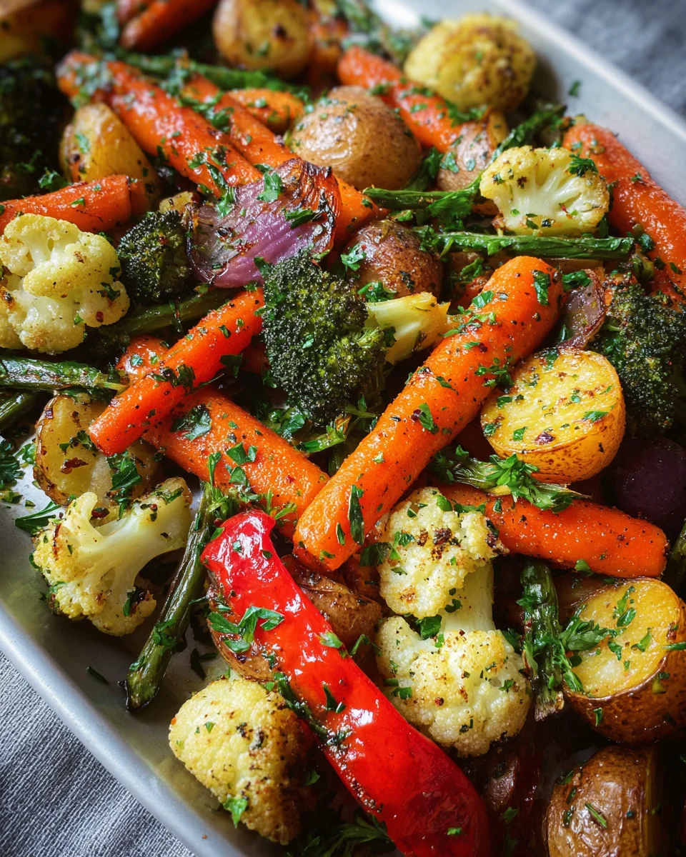Garlic Roasted Vegetables
