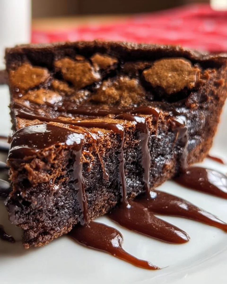 Gooey Brownie Pie