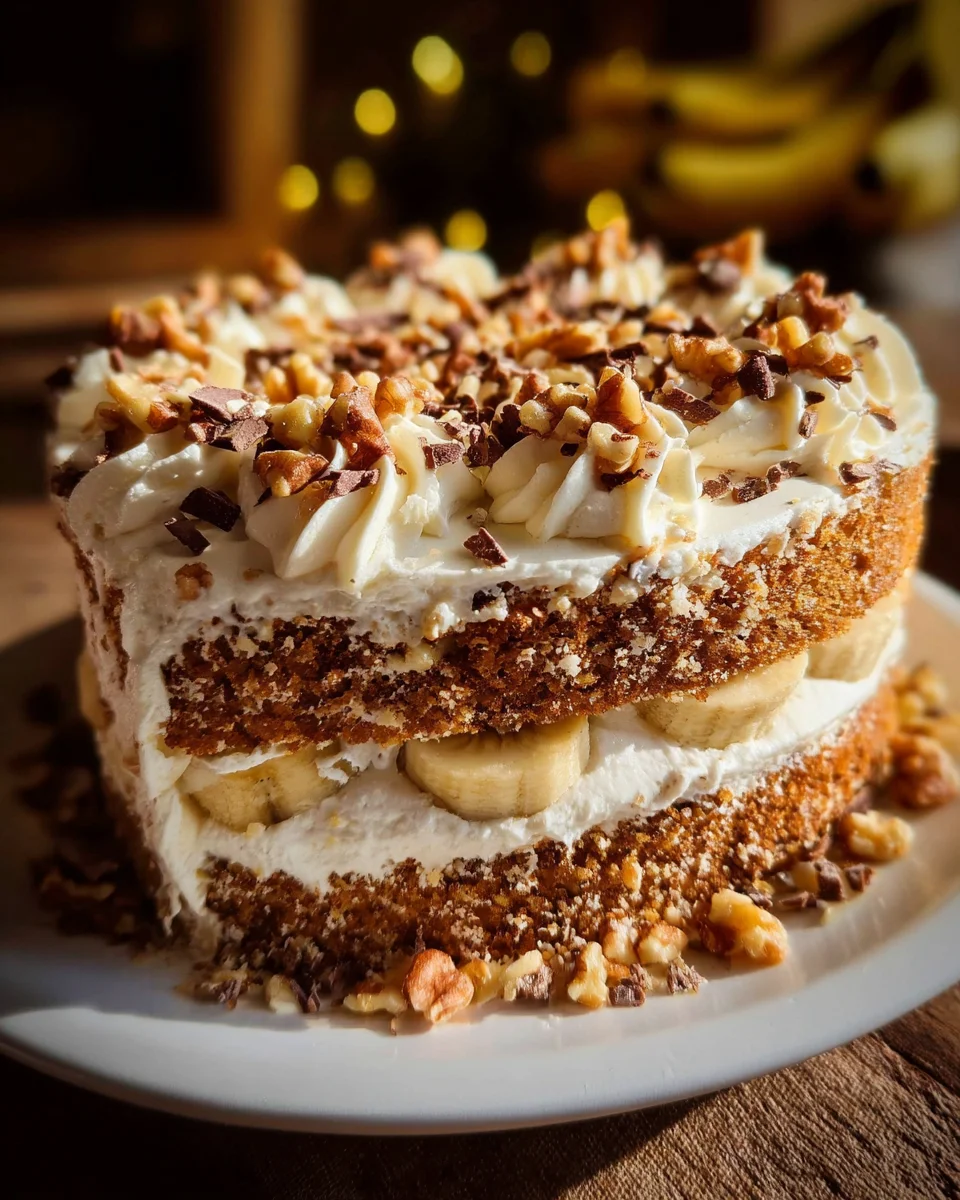 Heavenly Banana Walnut Cream Cake Recipe Made Easy 31 Heavenly