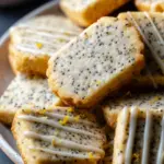 Lemon Poppy Seed Shortbread Cookies