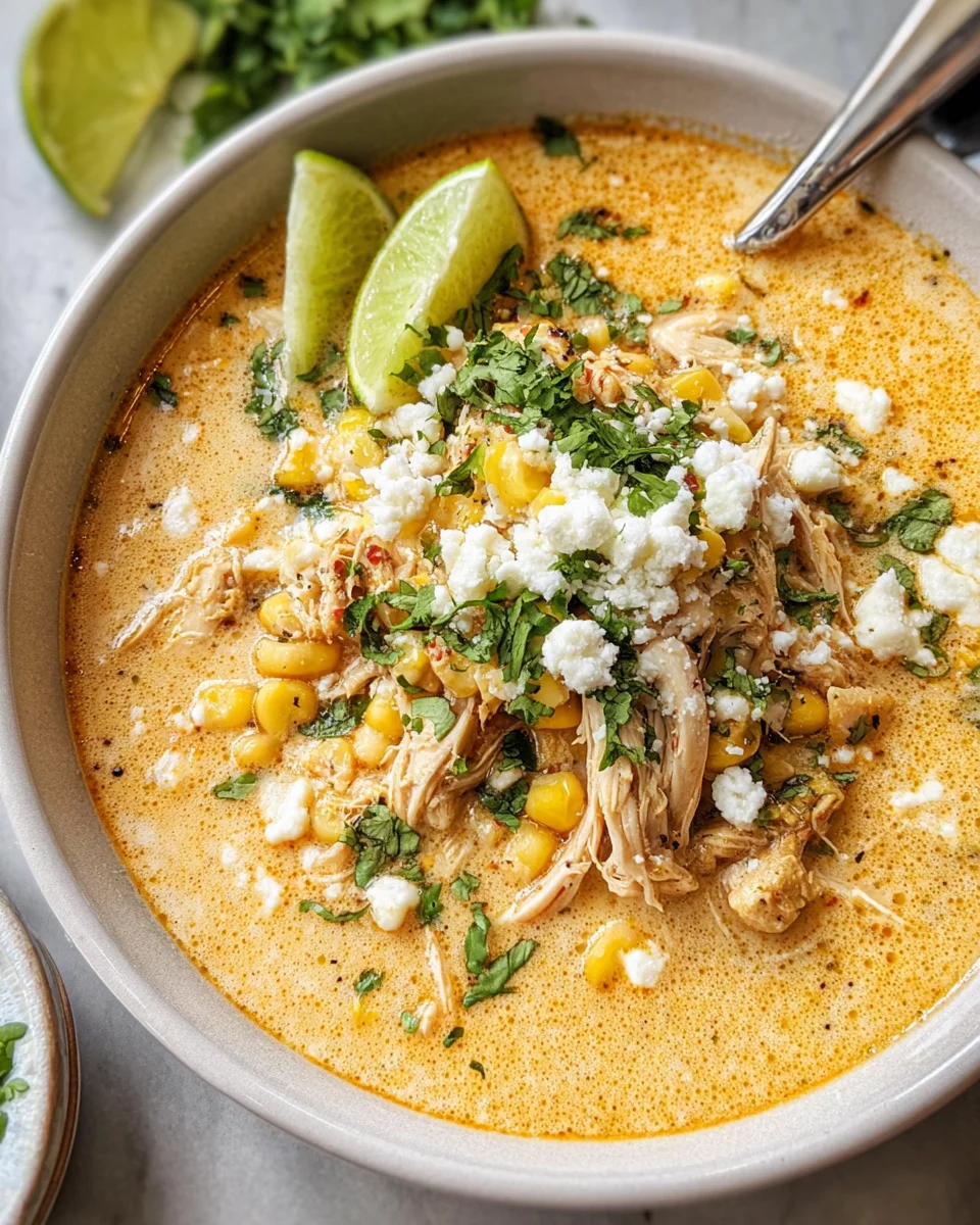 Mexican Street Corn Soup
