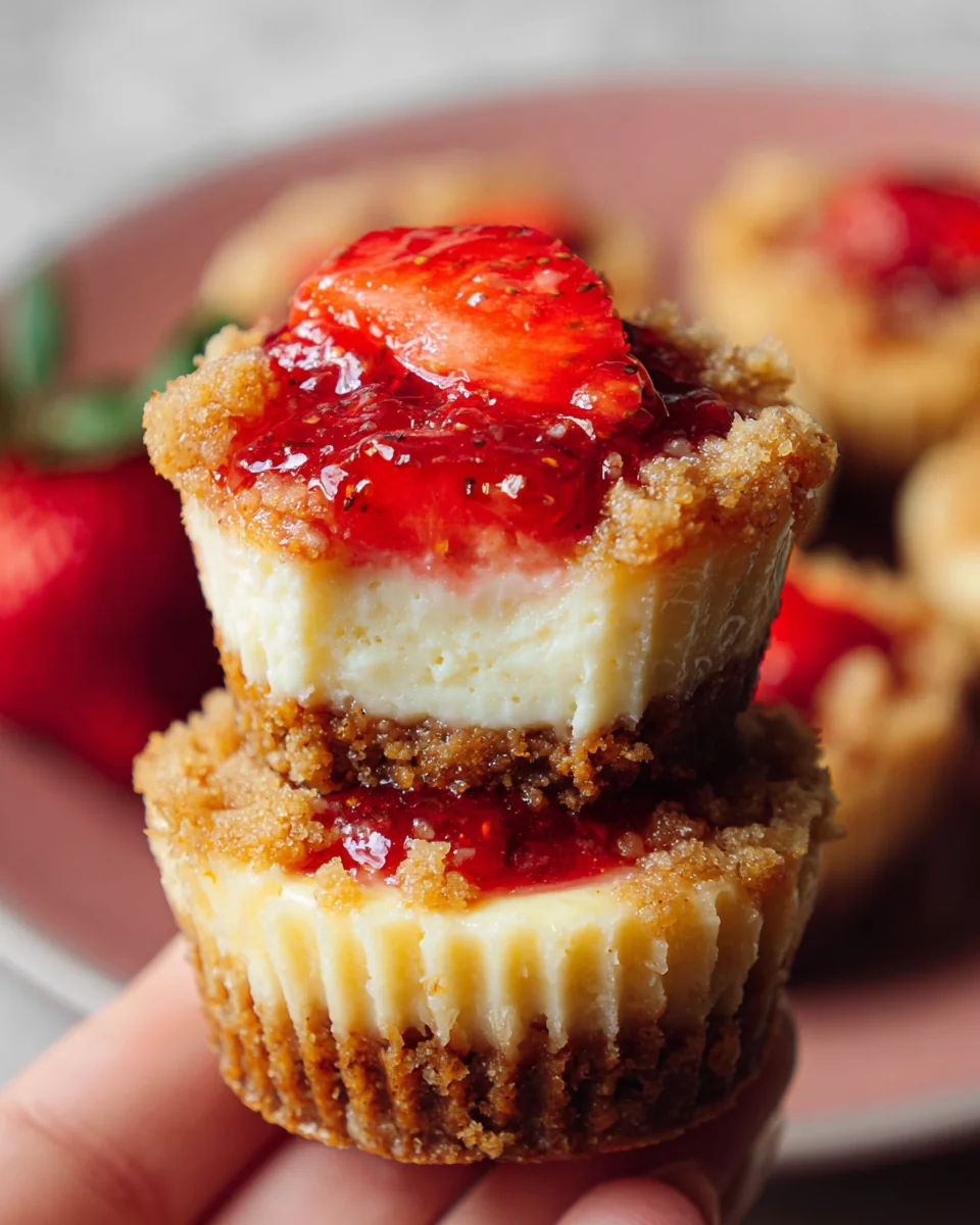 Mini Strawberry Cheesecakes 20 Mini