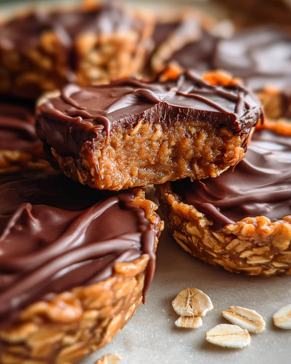 No-Bake Peanut Butter Oat Cups