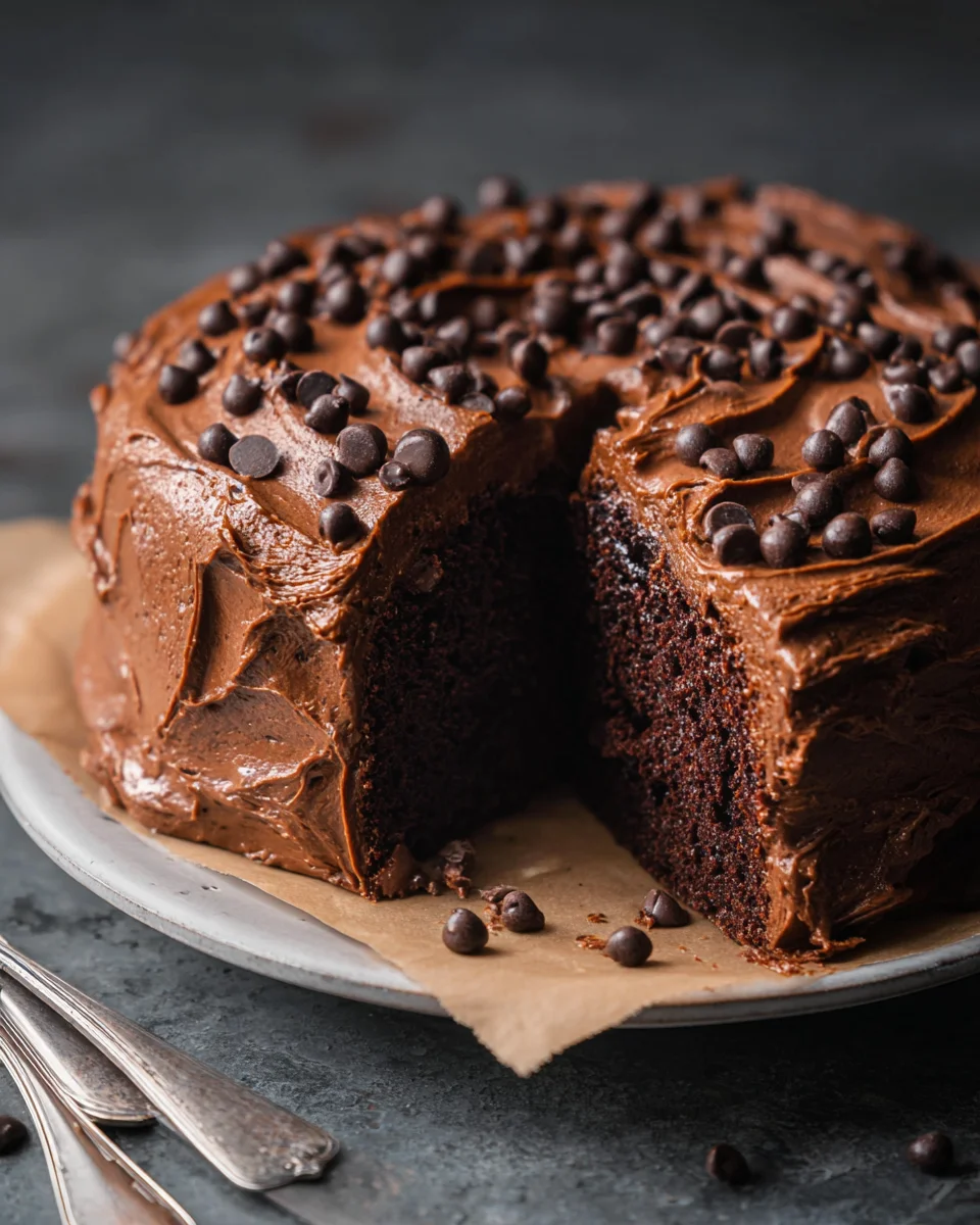 Ridiculous Chocolate Cake