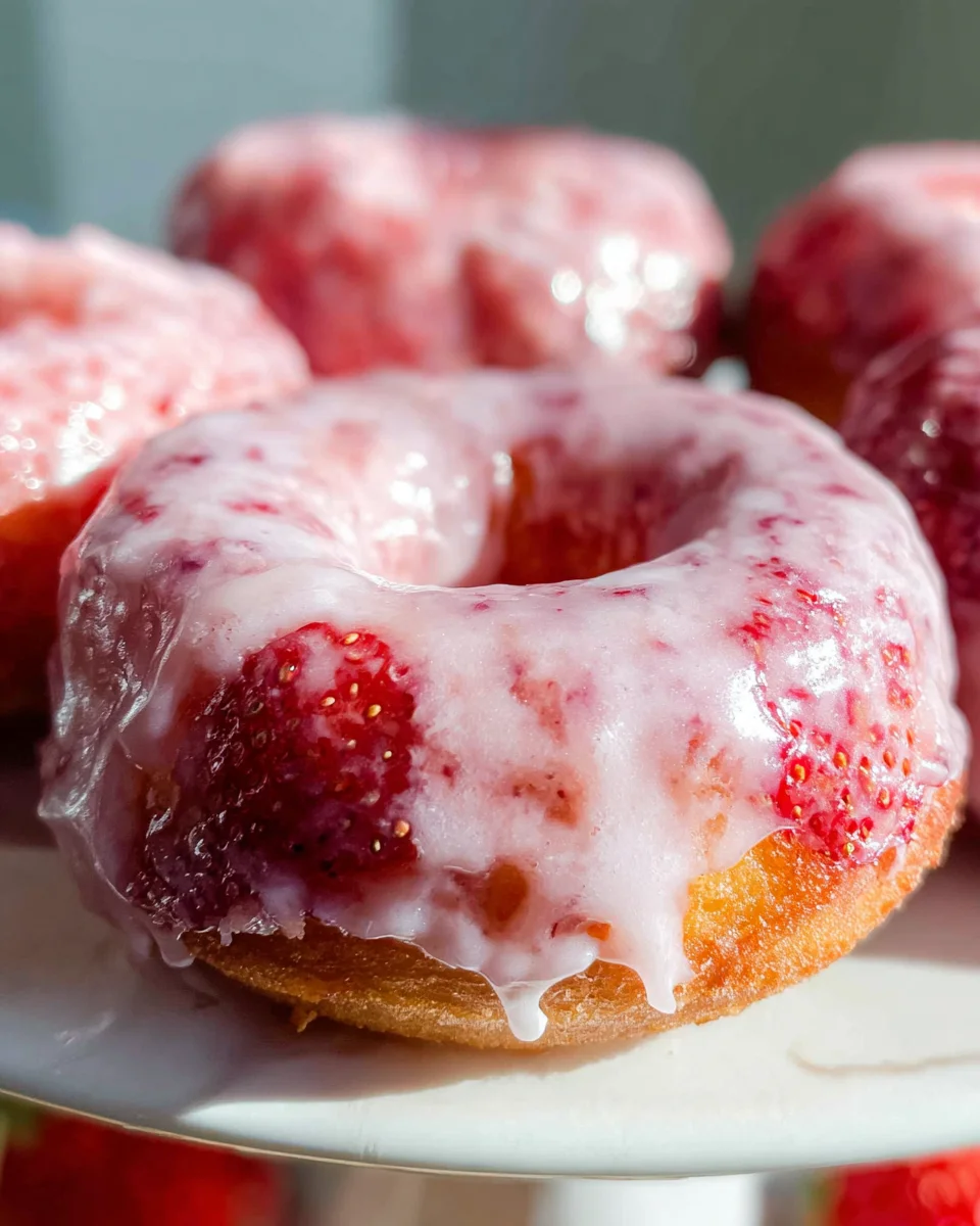 Strawberry Donuts