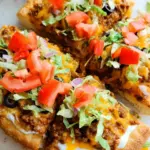 Taco Pizza Appetizer