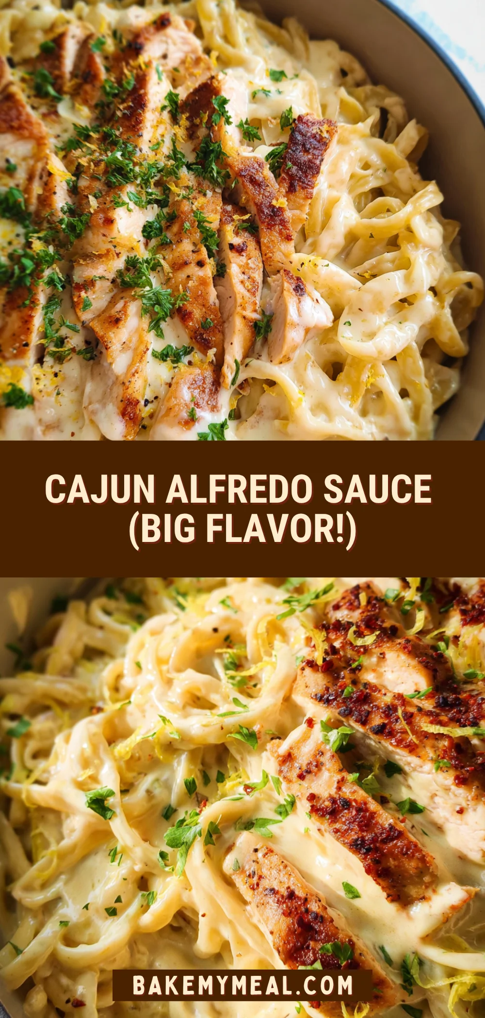 Cajun Alfredo Sauce (Big FLAVOR!) 25 Pinterest Hidden Image