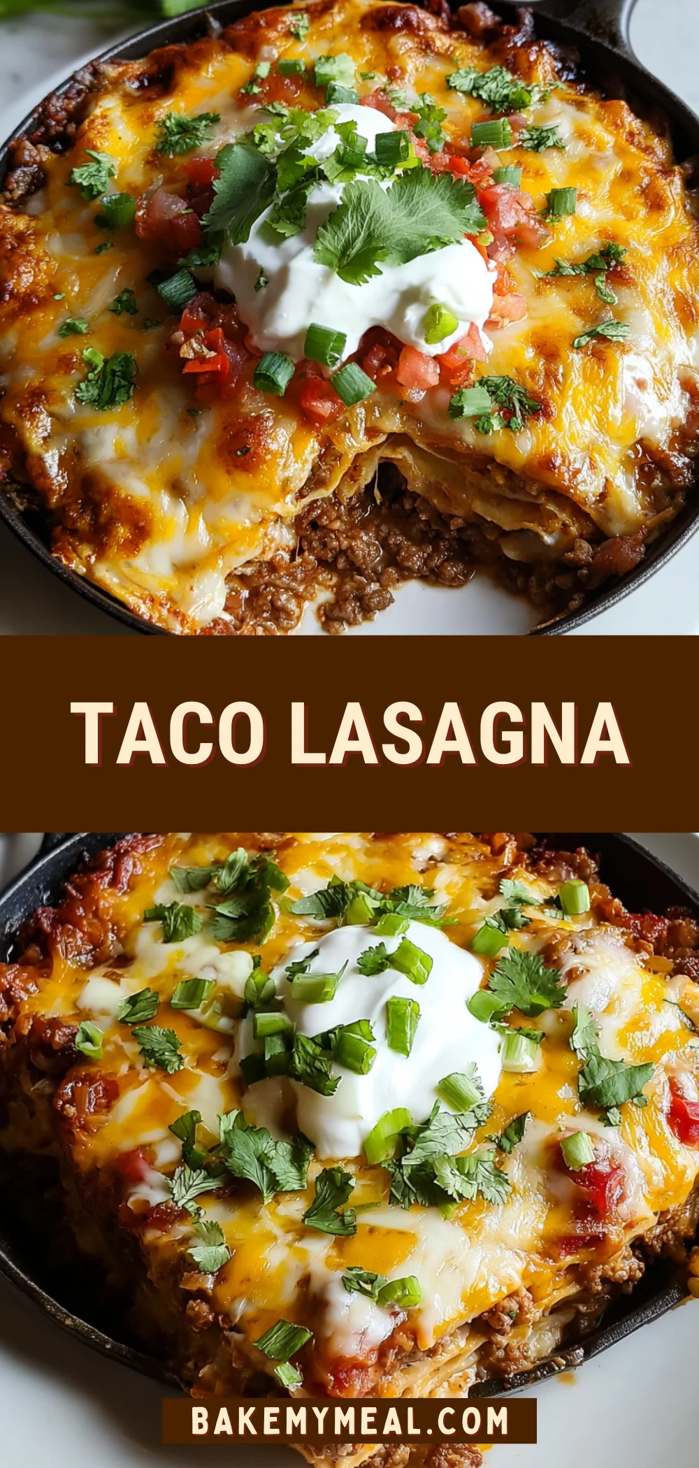 Taco lasagna 24 Pinterest Hidden Image
