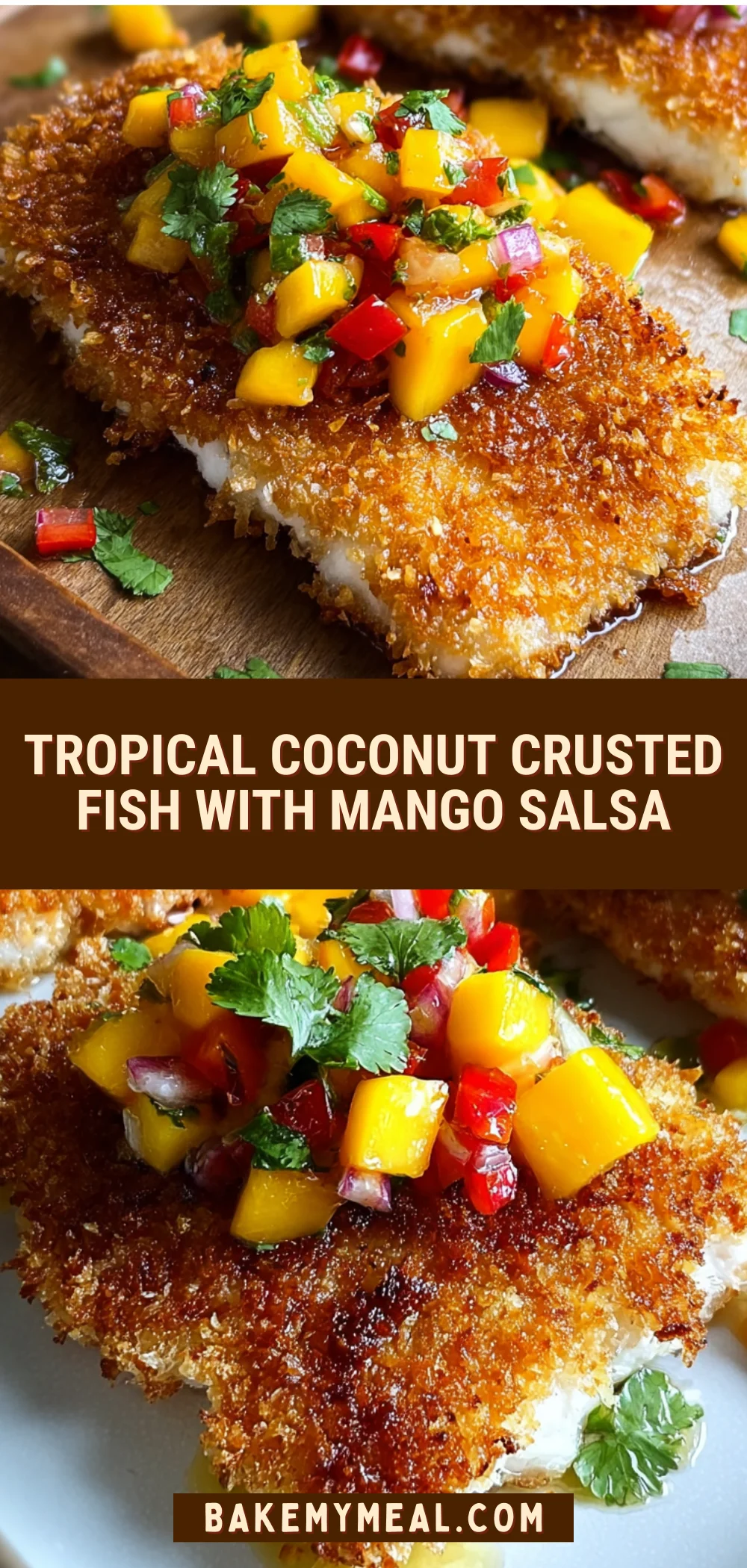 Tropical Coconut Crusted Fish with Mango Salsa 19 Pinterest Hidden Image