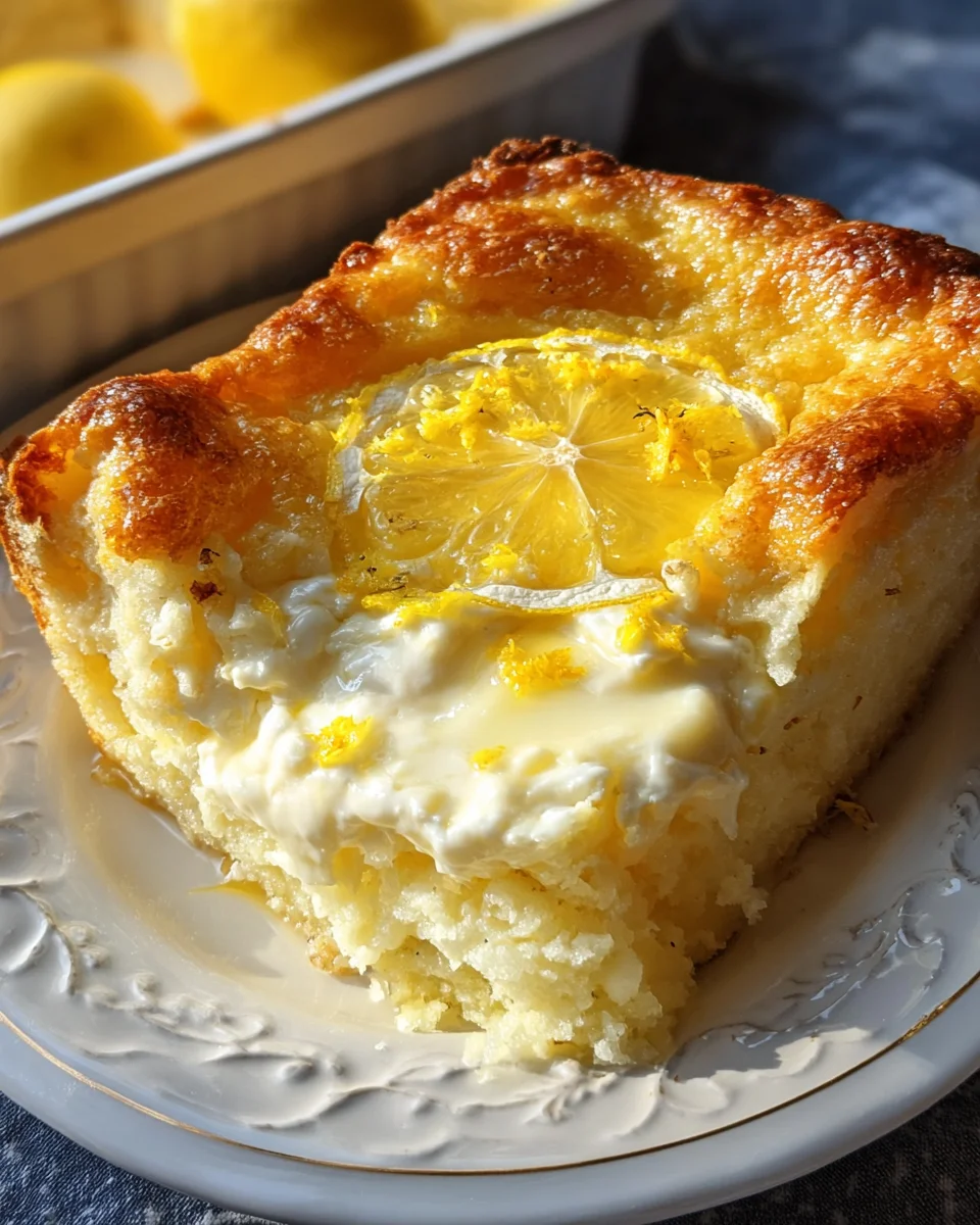 4-Ingredient Lemon Cream Cheese Dump Cake 17 4-Ingredient