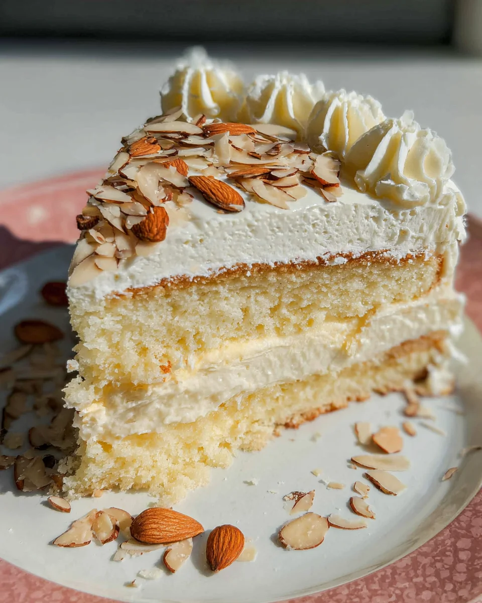 Almond Cream Cake 24 Almond