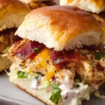 BBQ Chicken Ranch Sliders