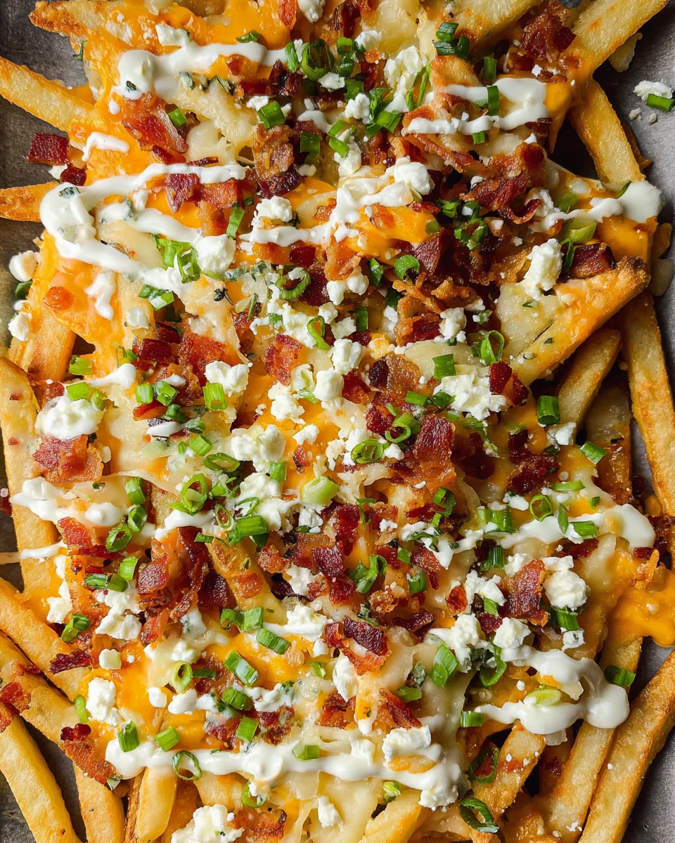 Bacon Cheese Fries with Ranch