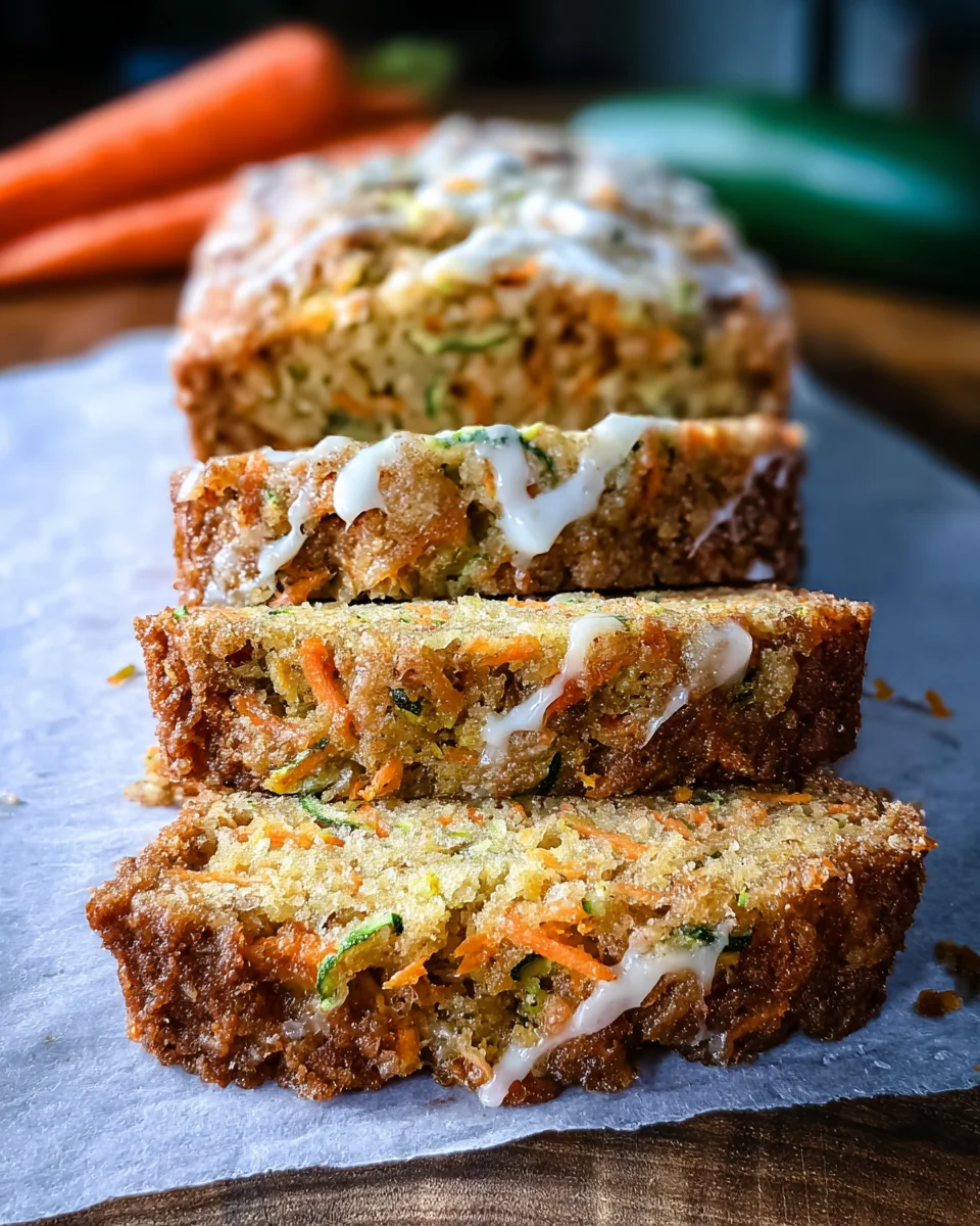 Carrot Apple Zucchini Bread
