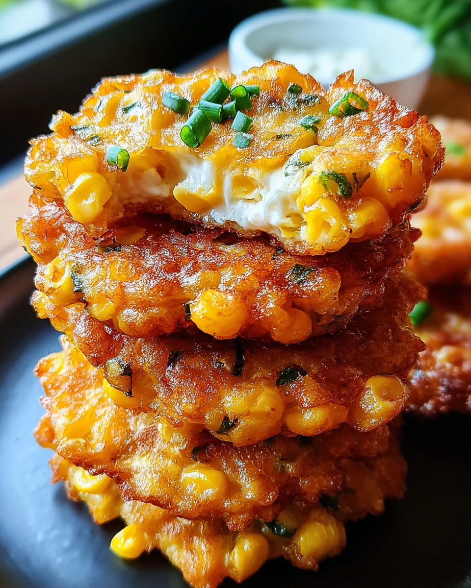 Cheesy Corn Fritters 23 Cheesy Corn Fritters