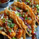 Chicken Wonton Tacos