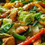 Chinese Chicken Cabbage Stir-Fry