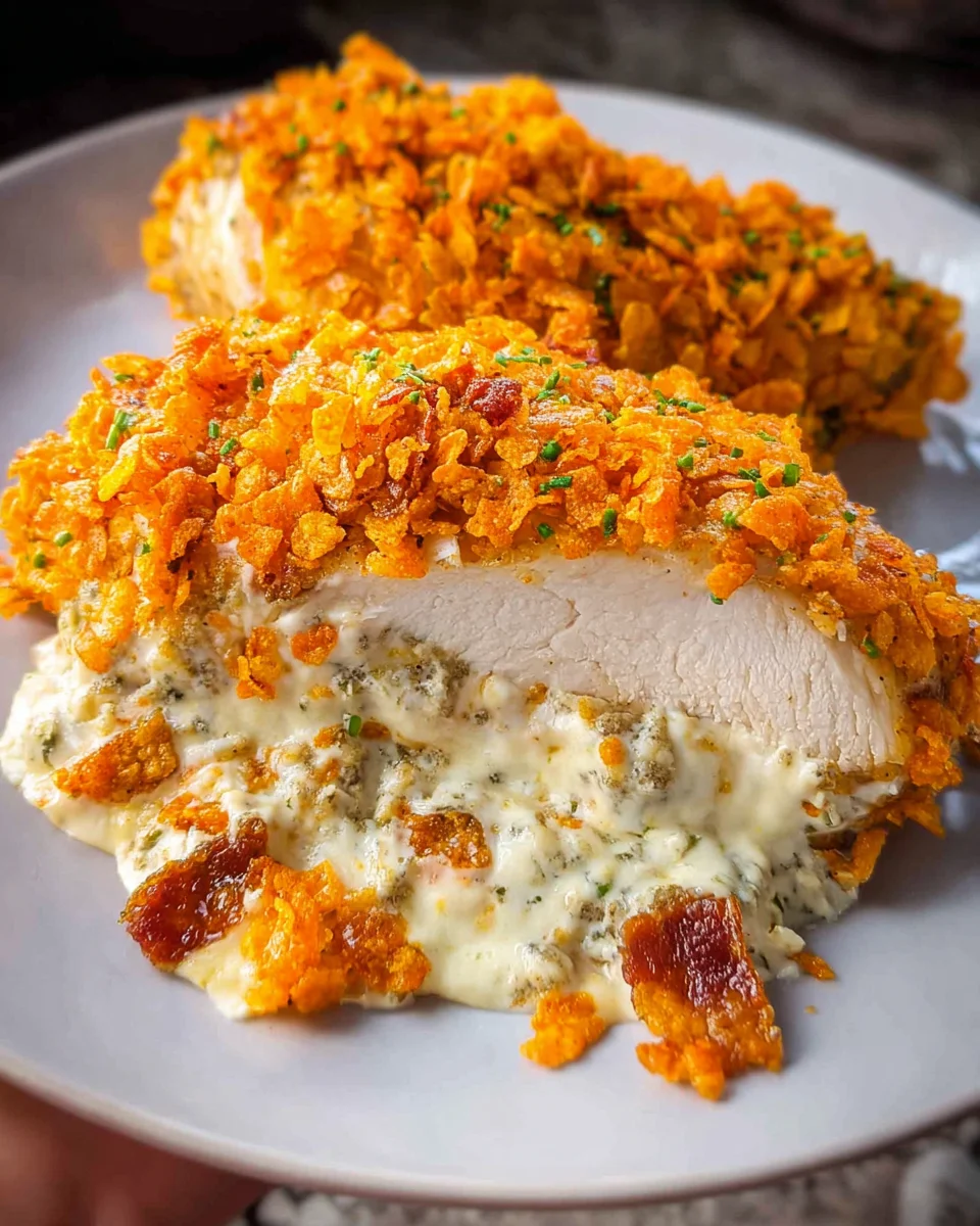 Cream Cheese and Bacon Stuffed Doritos Chicken 24 Cream