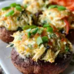 Creamy Crab Stuffed Mushrooms