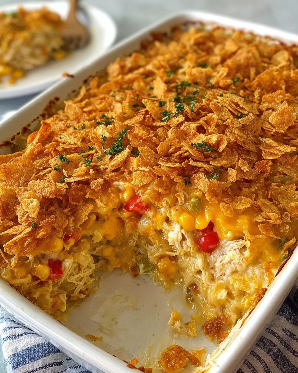 Easy Chicken Hashbrown Casserole Recipe