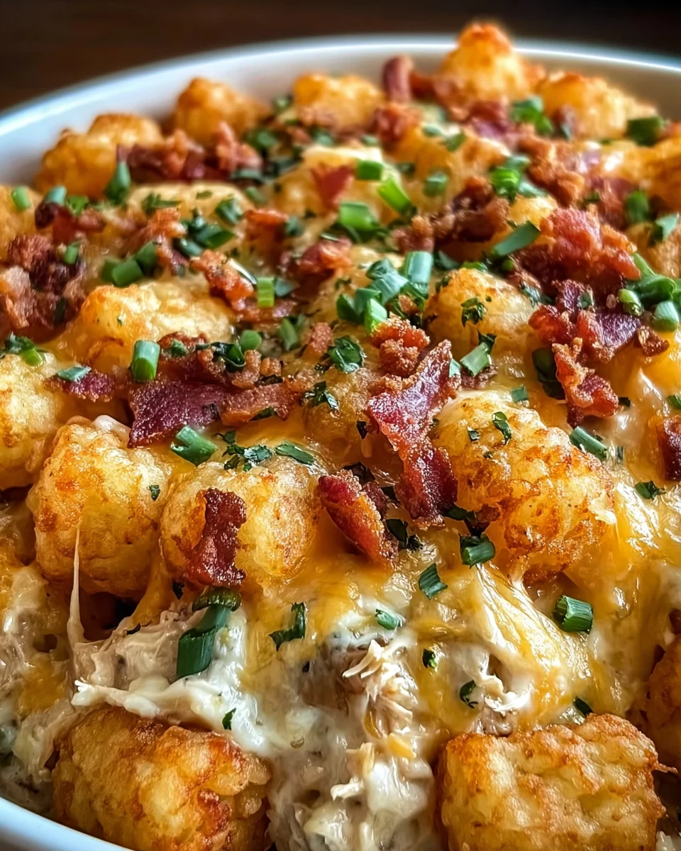 Easy Chicken Ranch Tater Tot Casserole 27 Easy Chicken Ranch Tater Tot Casserole